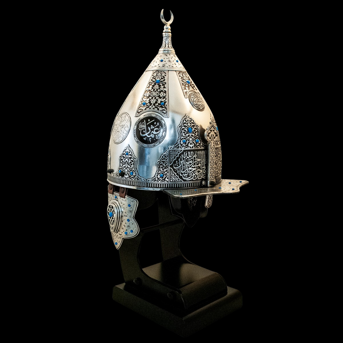 Fetih Sureli Miğfer (Gümüş Kaplama)