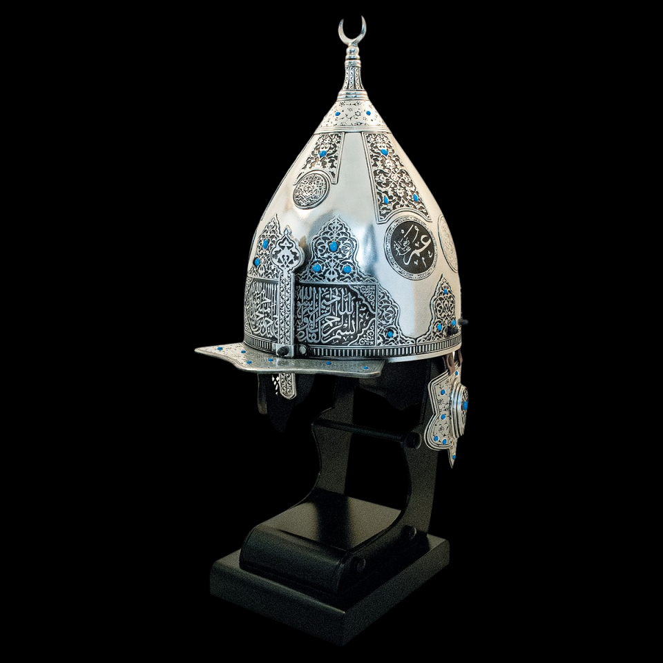 Fetih Sureli Miğfer (Gümüş Kaplama)