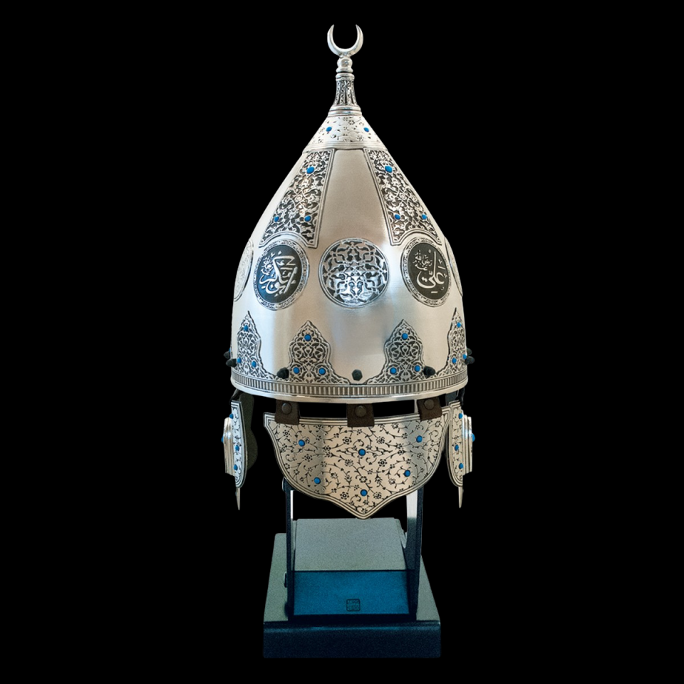 Fetih Sureli Miğfer (Gümüş Kaplama)