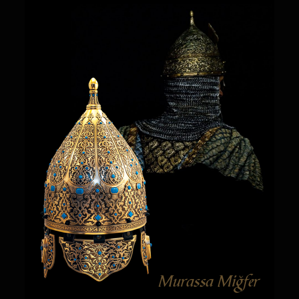Murassa Miğfer (Altın Kaplama)