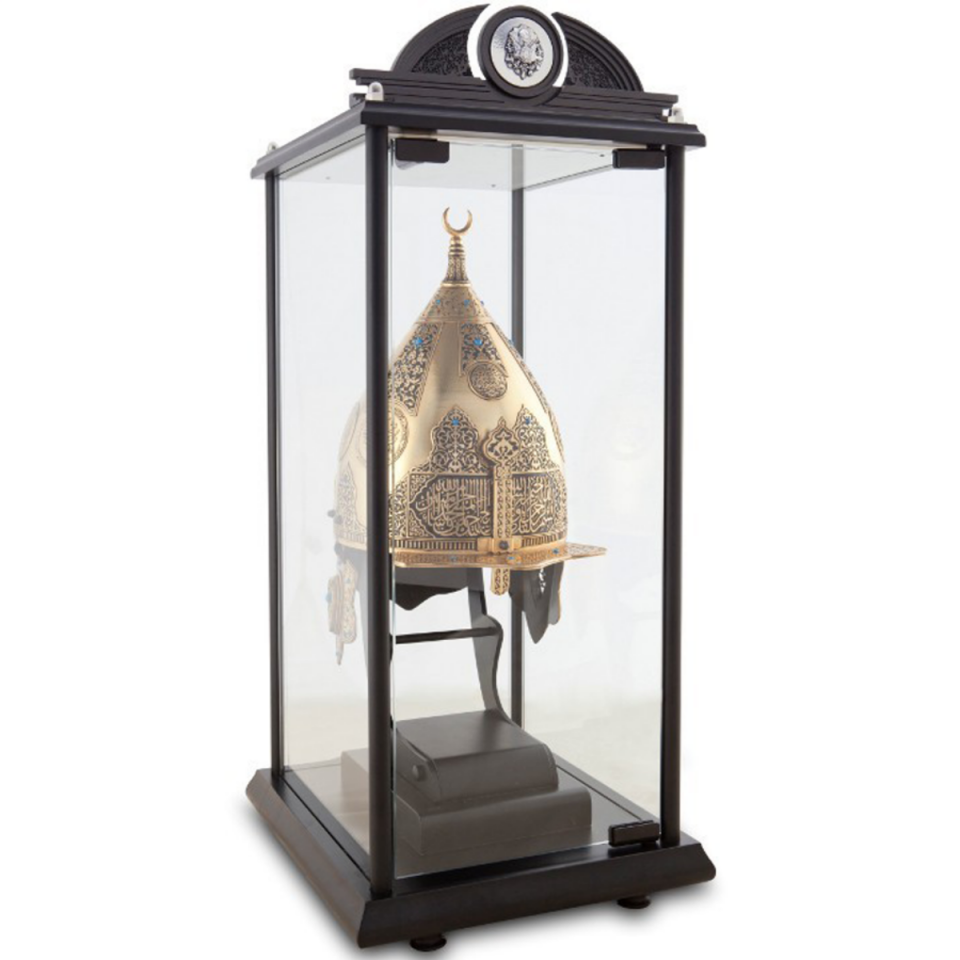 Miğfer Vitrin Teşhir Ünitesi