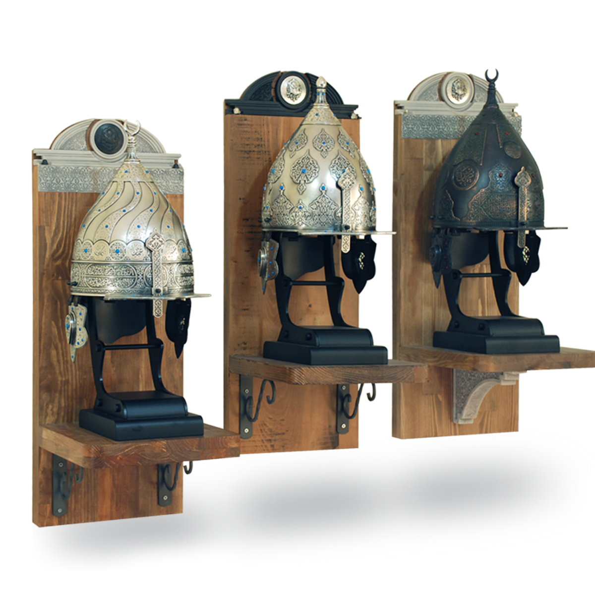 Miğfer Duvar Teşhir Ünitesi