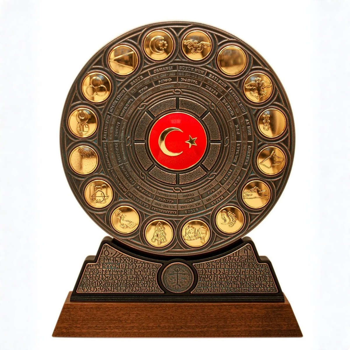 16 Türk Devleti (Rozet Panel)