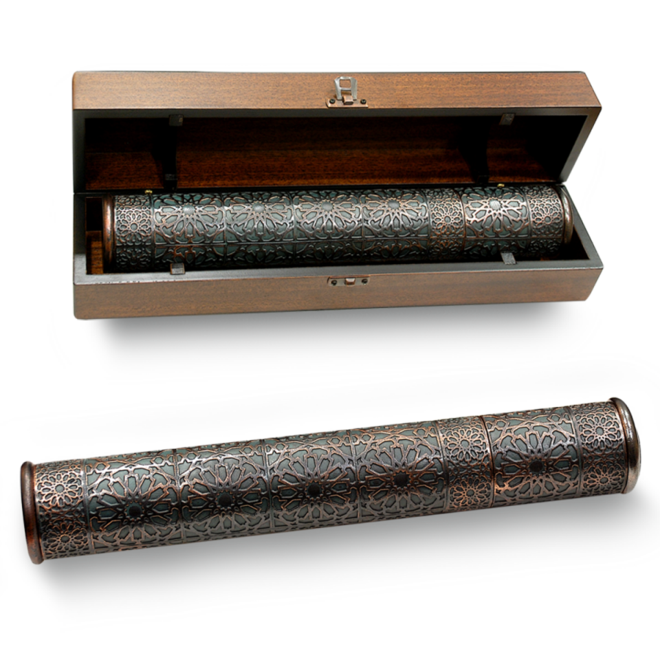 Ferman Kutusu Büyük Şemse (Bronz Kaplama)