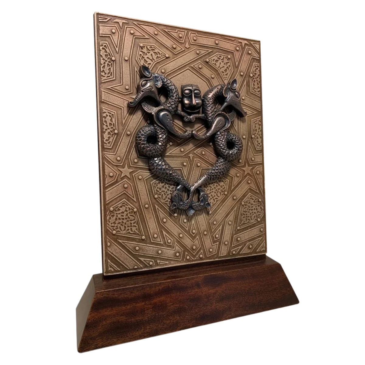 Selçuklu – İkiz Ejder Obje (Bronz Kaplama)