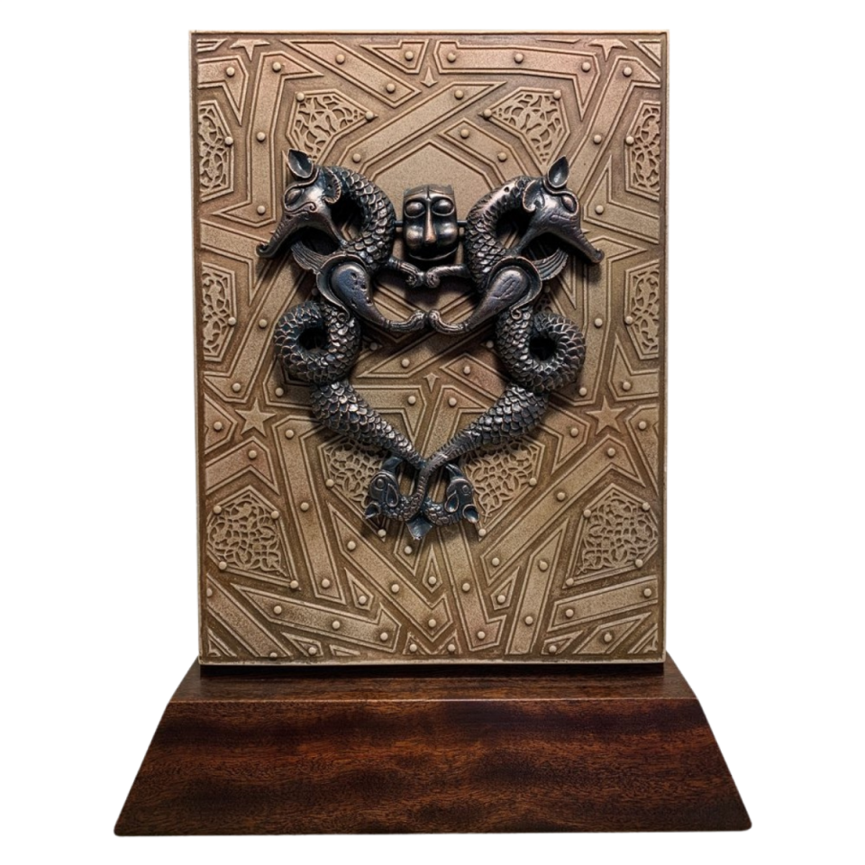 Selçuklu – İkiz Ejder Obje (Bronz Kaplama)