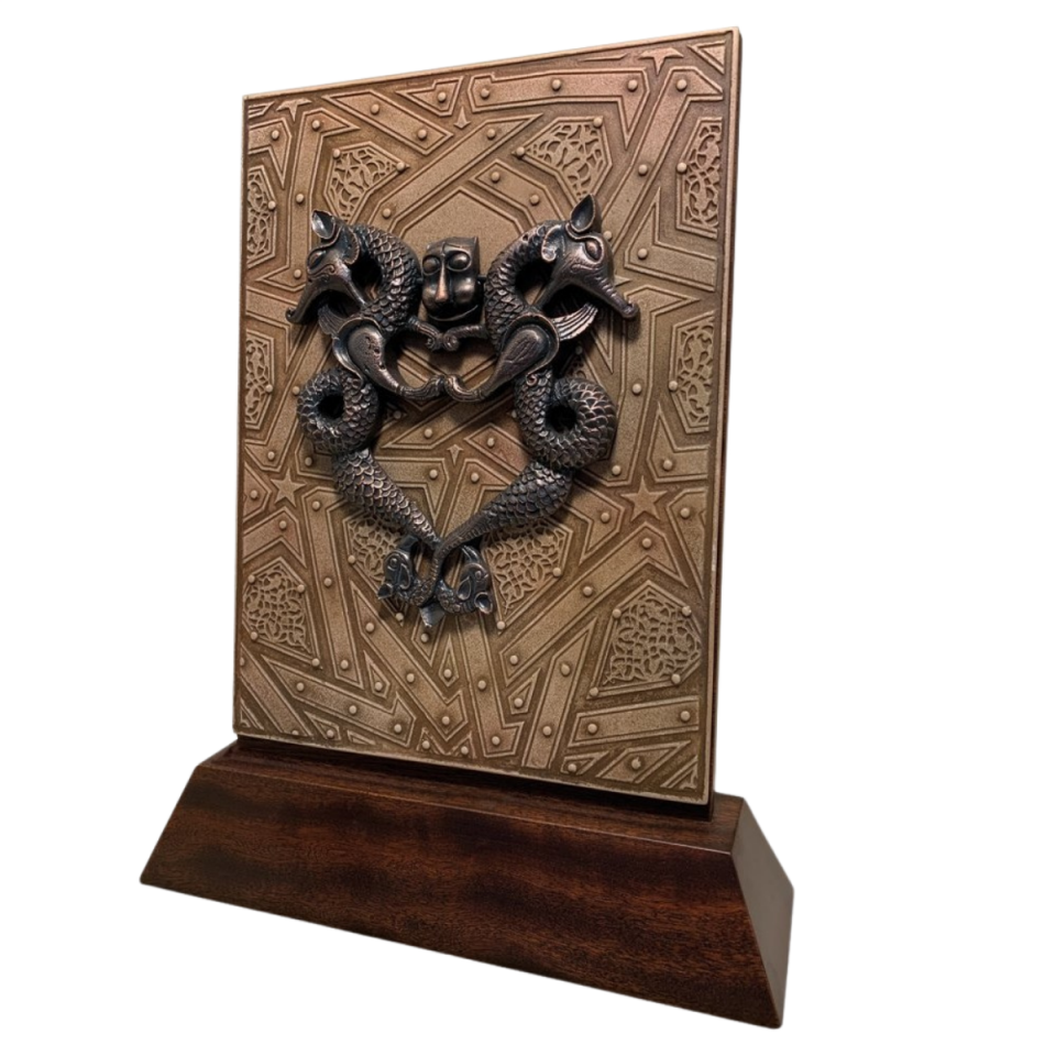 Selçuklu – İkiz Ejder Obje (Bronz Kaplama)