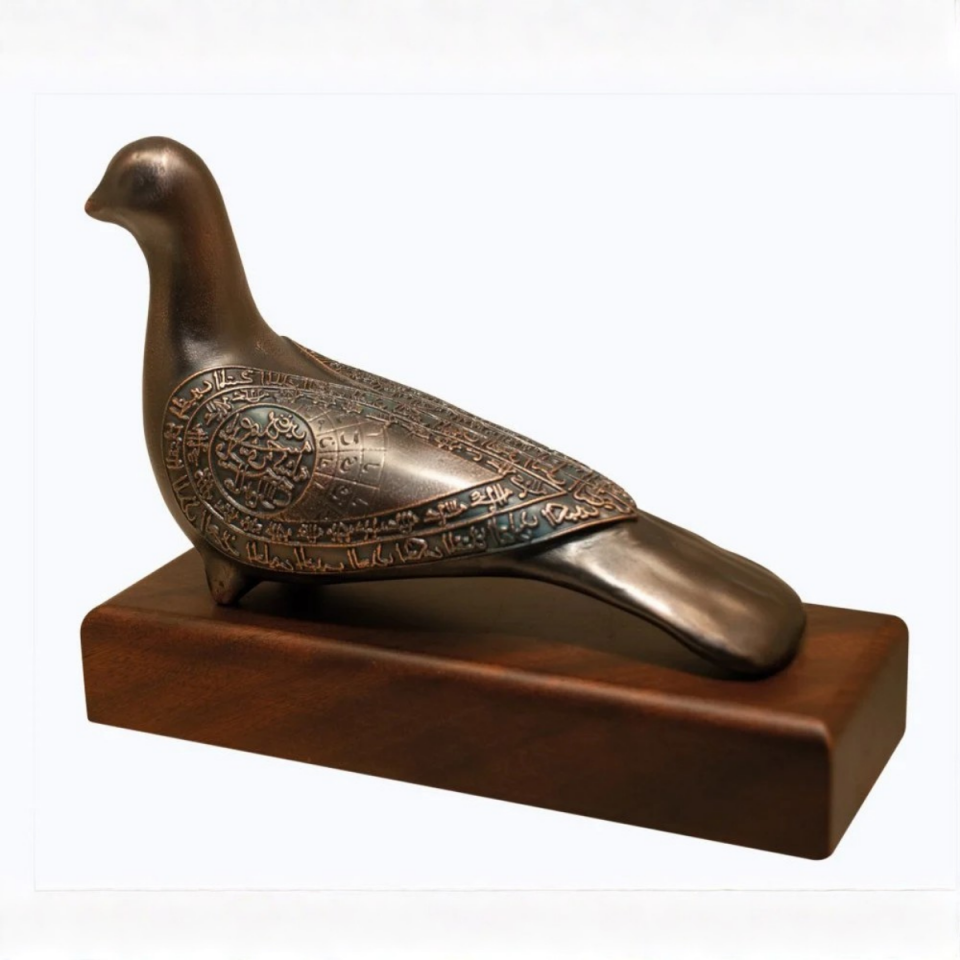 Hüma Kuşu (Bronz Kaplama)