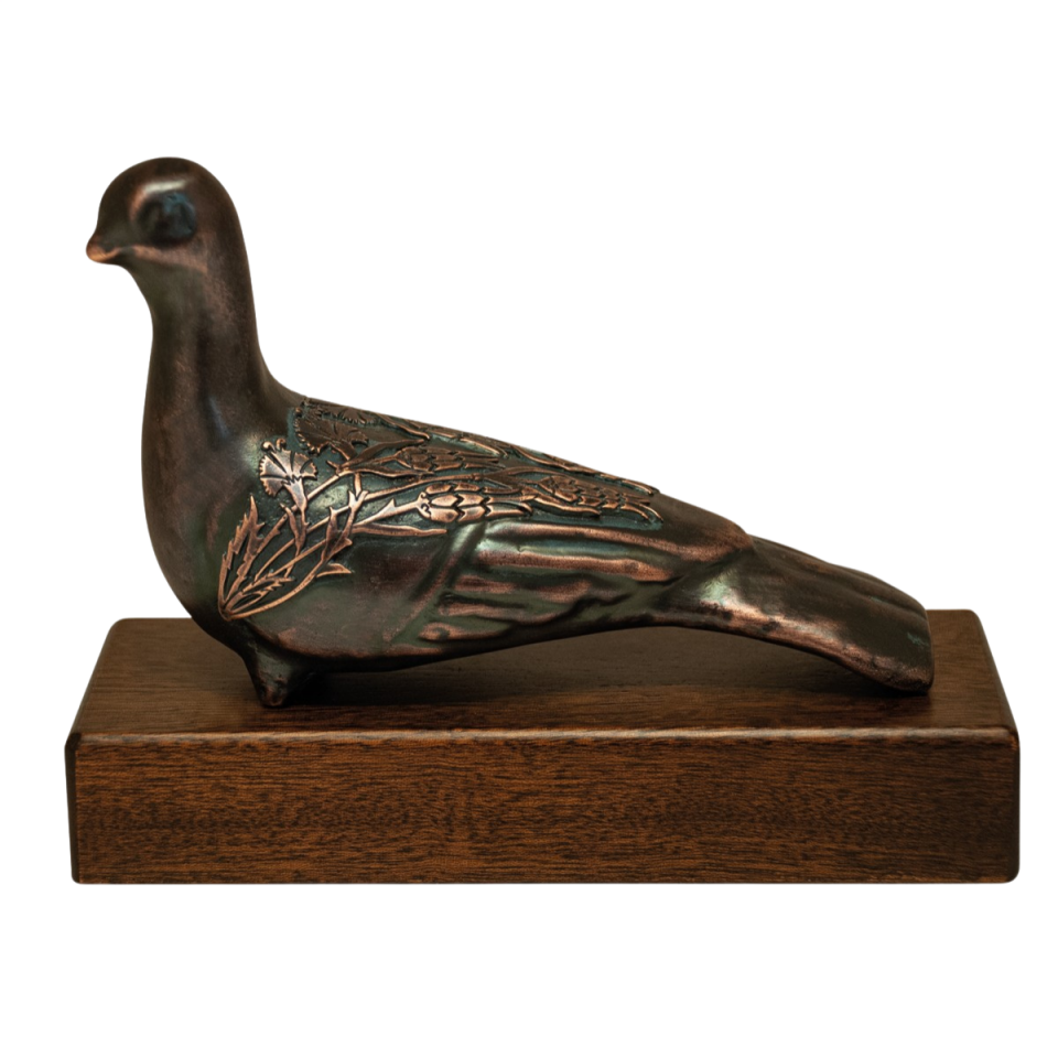 İstanbul Kumrusu (Bronz Kaplama)
