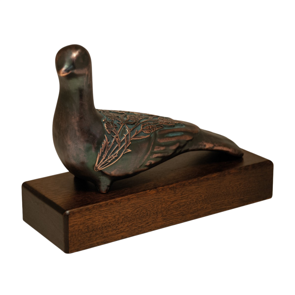 İstanbul Kumrusu (Bronz Kaplama)