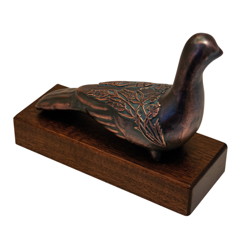 İstanbul Kumrusu (Bronz Kaplama)