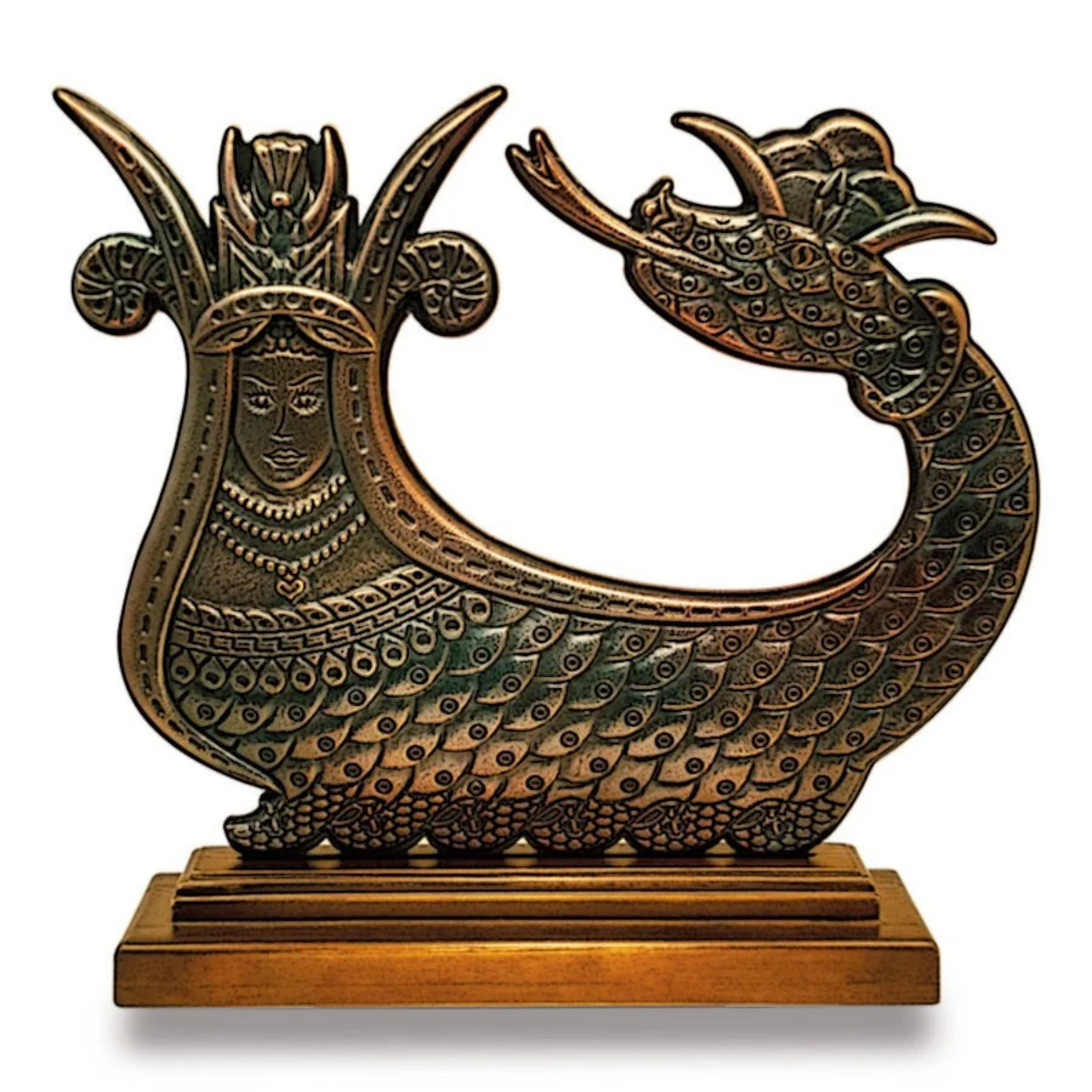 Şahmeran (Bronz Kaplama)
