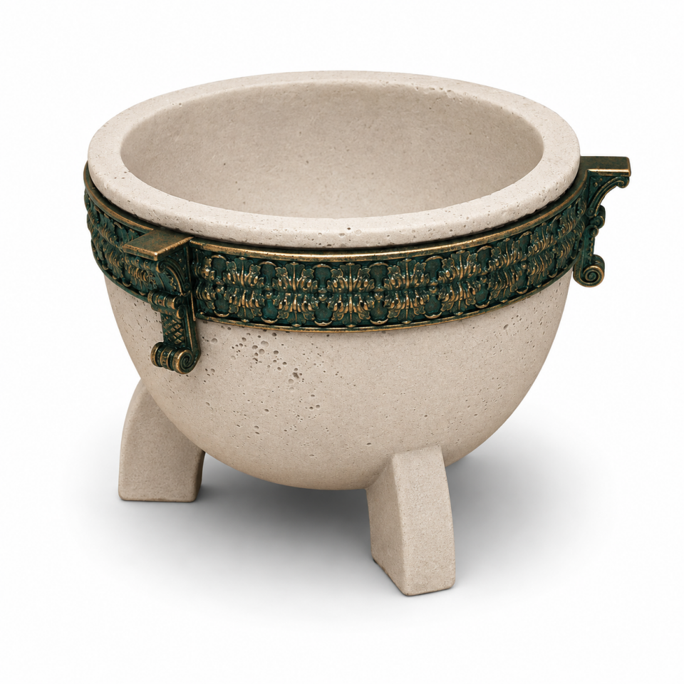 Kibele Bereket Tası (Bronz Kaplama)