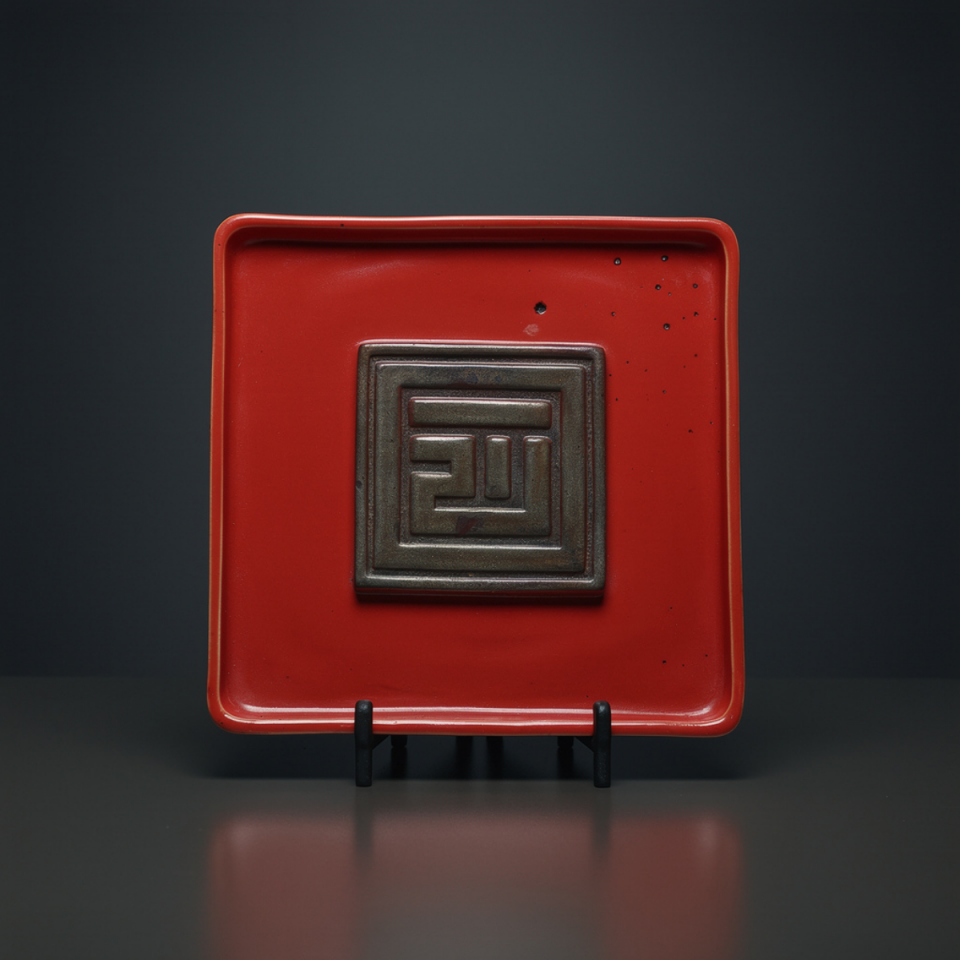 Kufi Seramik Tabak