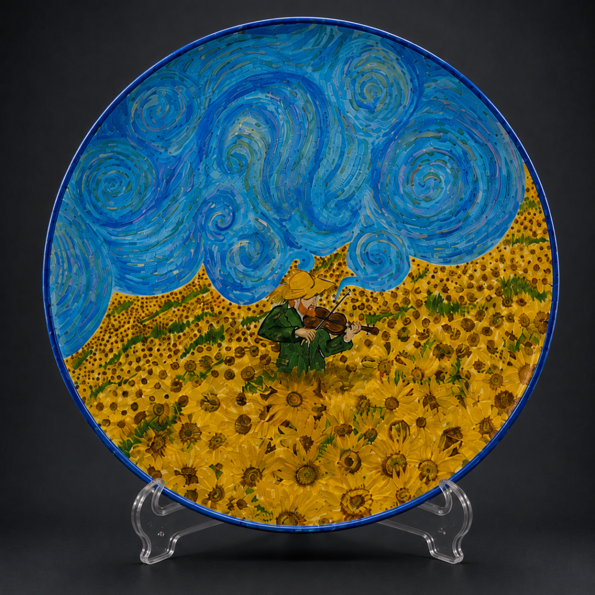 Van Gogh’un Bahçesi Çini Tabak