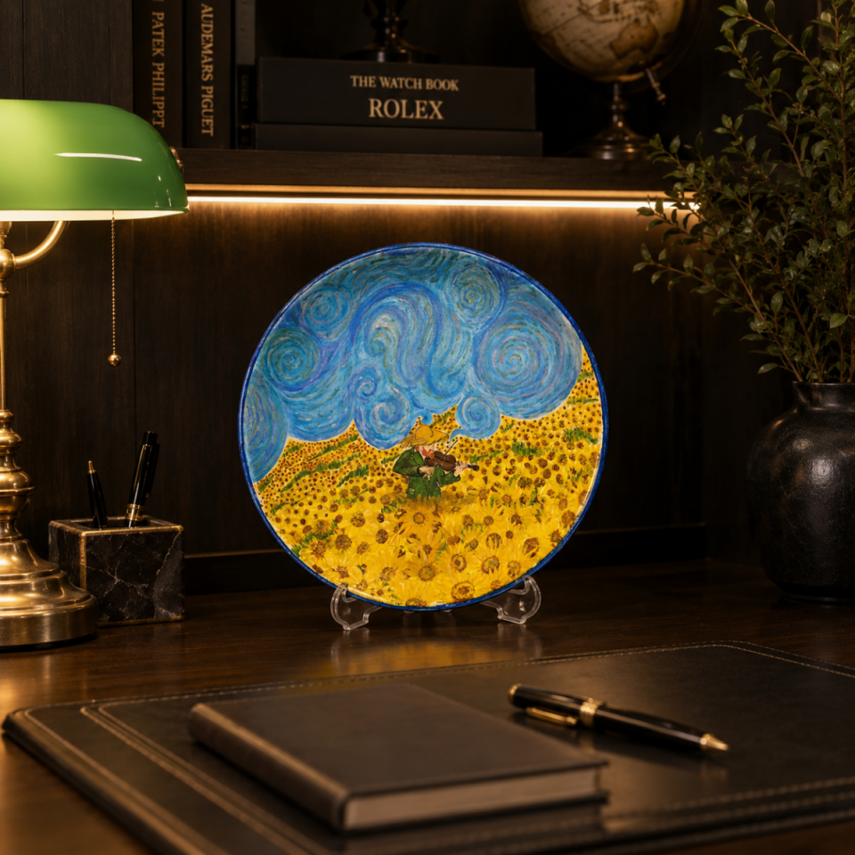 Van Gogh’un Bahçesi Çini Tabak