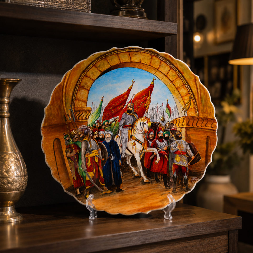 İstanbul’un Fethi Çini Tabak